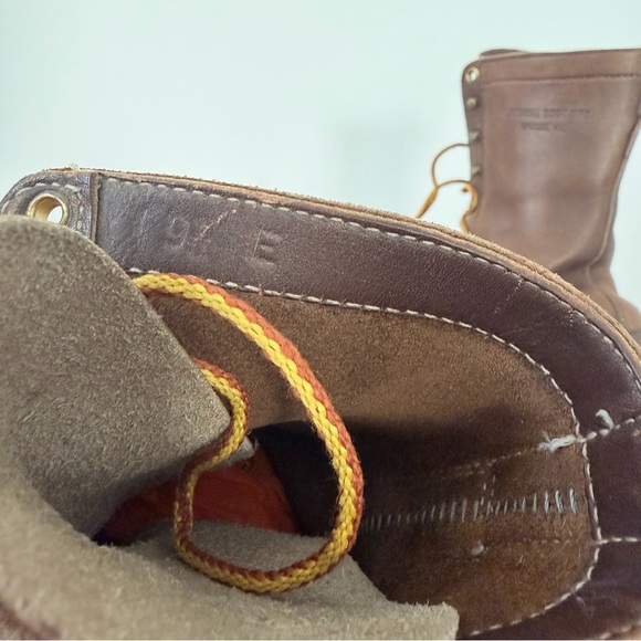 White’s Handmade Men’s Hathorn Packer Leather Lace-Up Kiltie Cowboy Boots | 9.5 - Picture 8 of 8